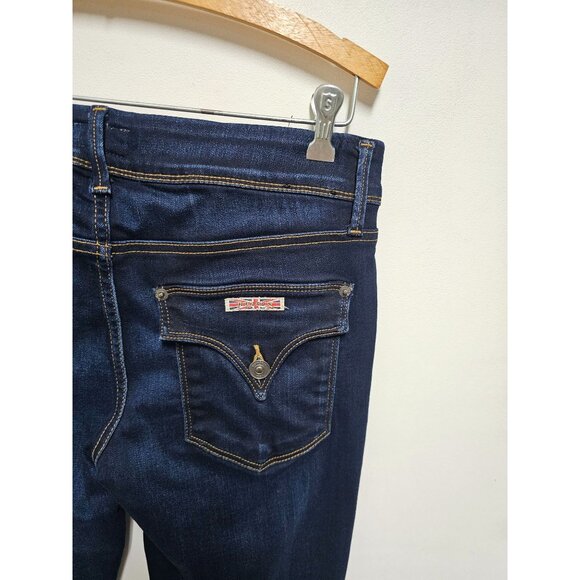 Hudson Jeans 30 Dark Wash Soft & Stretchy COLLIN Mid-Rise Skinny Ankle - Picture 7 of 7
